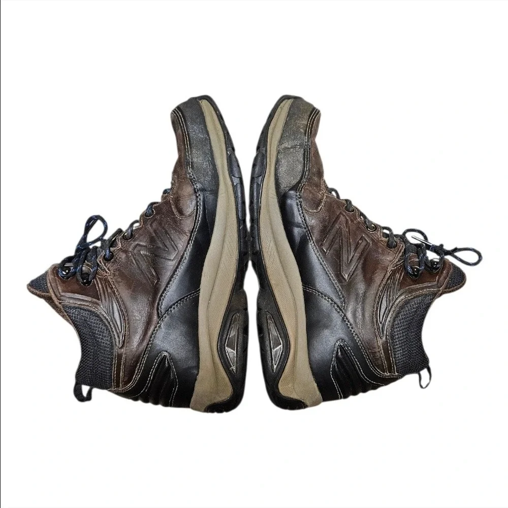 New Balance Waterproof Trail Hiking‎ Boots Men's Size 9.5 Brown Leather MW1400DB